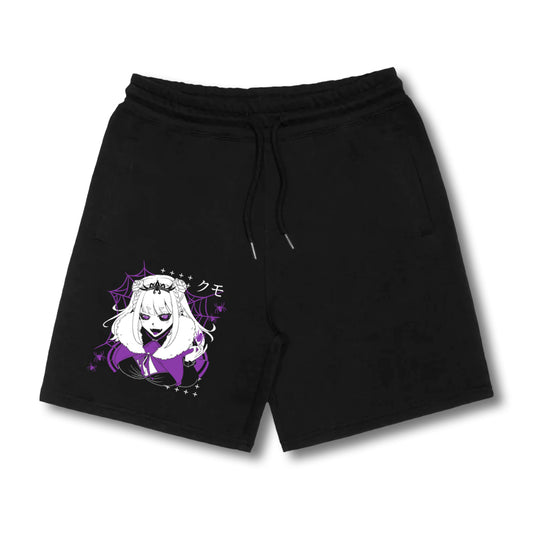 Kumogorogoro Purple Bloom Fangs Shorts