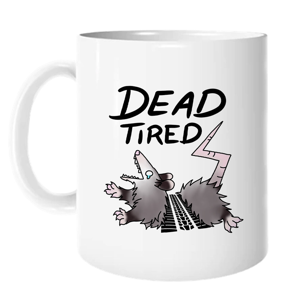 shylostconfused "Dead Tired" Mug