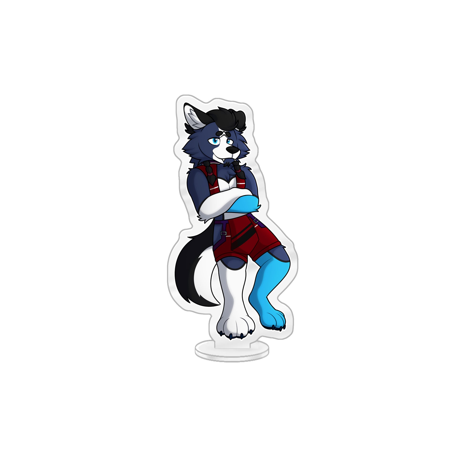 Snow Wave Wolf "Blue Wolf" Acrylic Standee
