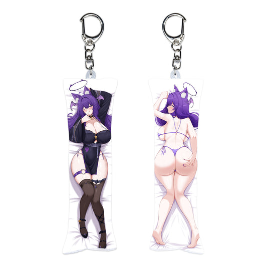 SoftieVT  Succu-Kitten Dakimakura Keychain