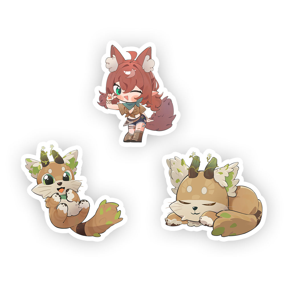 SonneFlower Chibi Sticker Pack