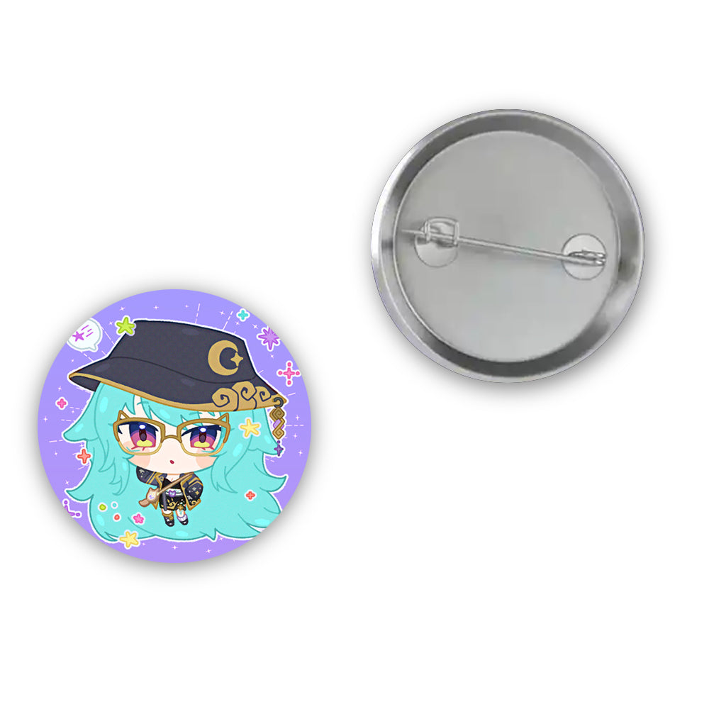 Staqui Chibi Button Pin