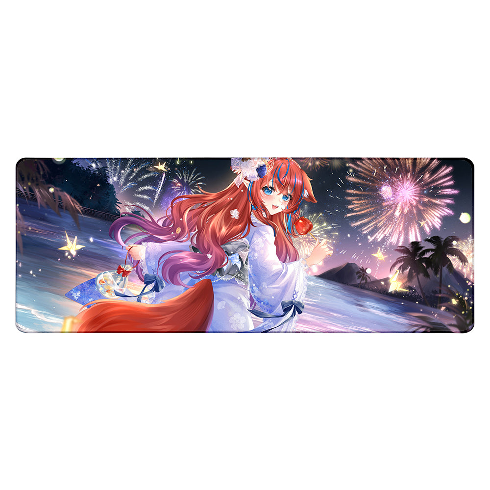 Starcat Tailchaser "Fireworks" XL Mousepad