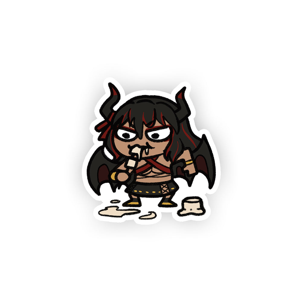 Aura Sin Marshmellow Gremlin Sticker