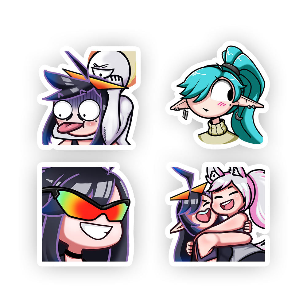 TinSama Silly Sama Sticker Pack