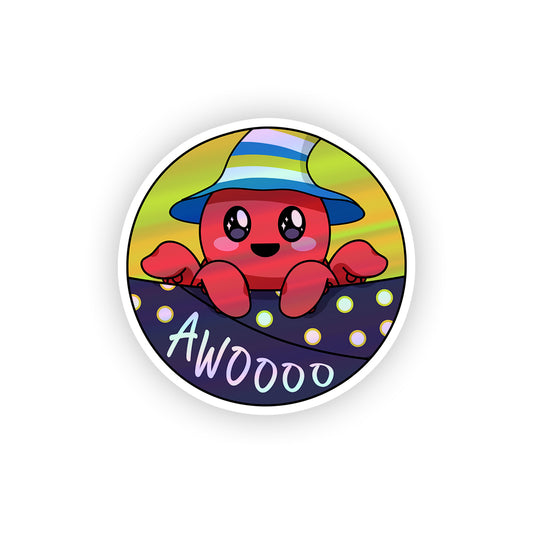Thorlar Plushie Pillow Holographic  Sticker