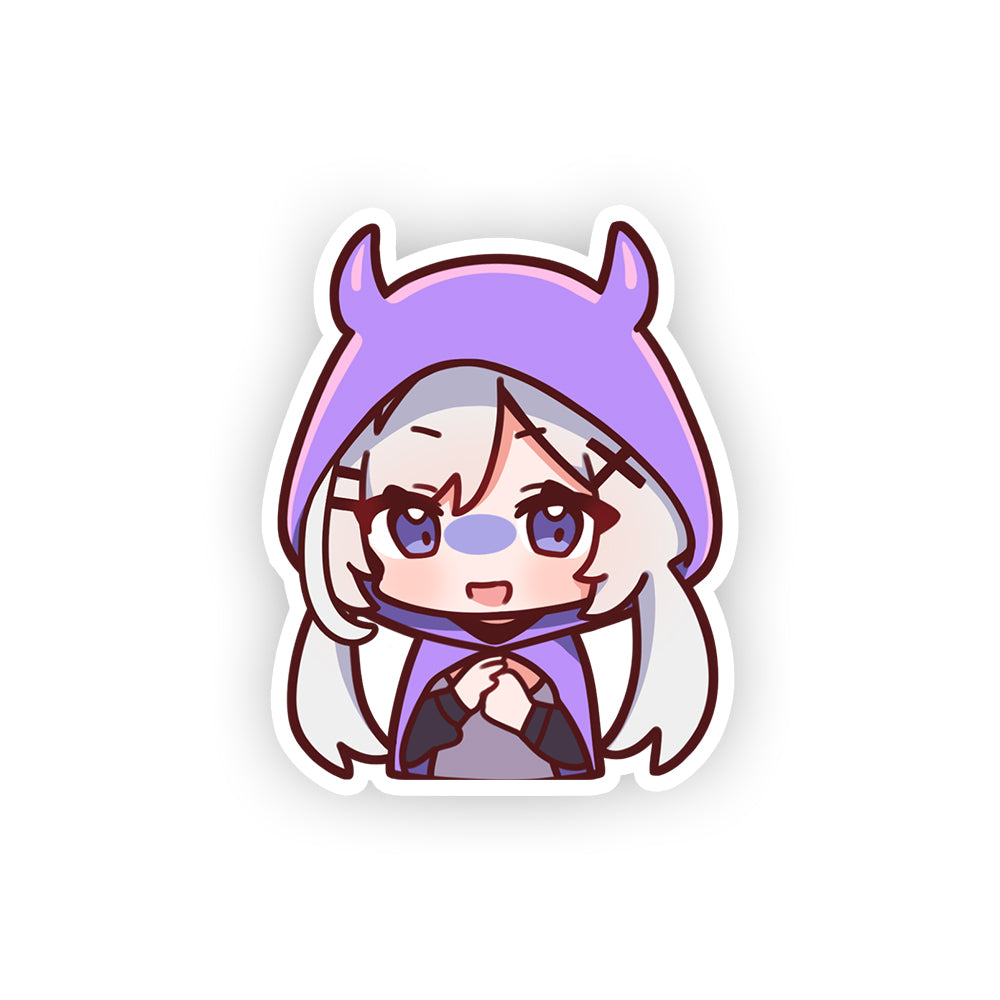 Kissy Little Demon Sticker