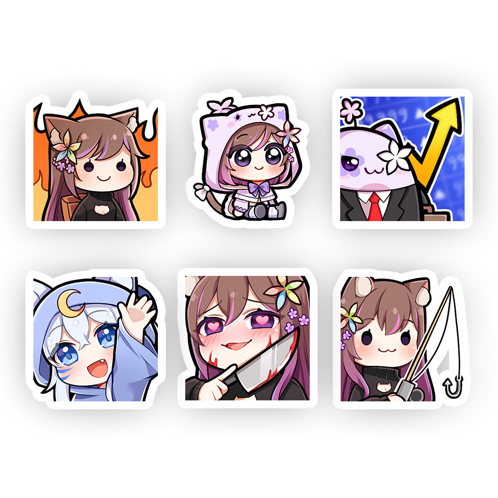 NekoElla Emote Sticker Pack 2