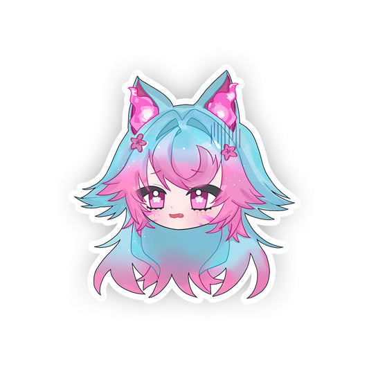 AkumaMikoVT Nervous Sticker