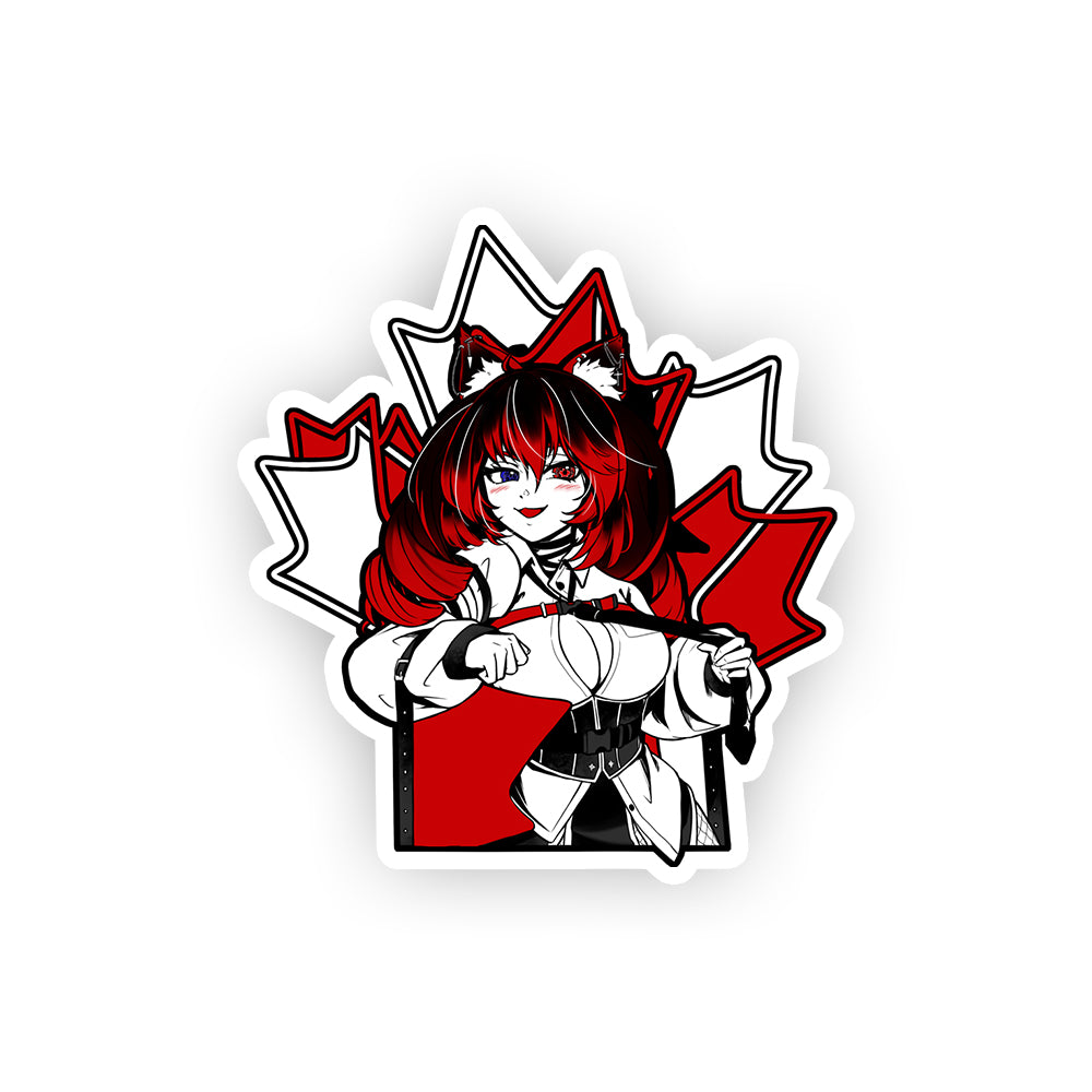 SKTKawaiiNeko Red Maple Loving Sticker