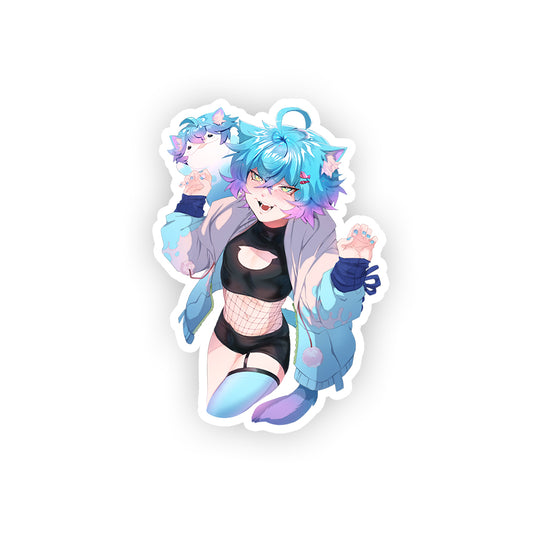 LineChu Duo Surprised Sticker