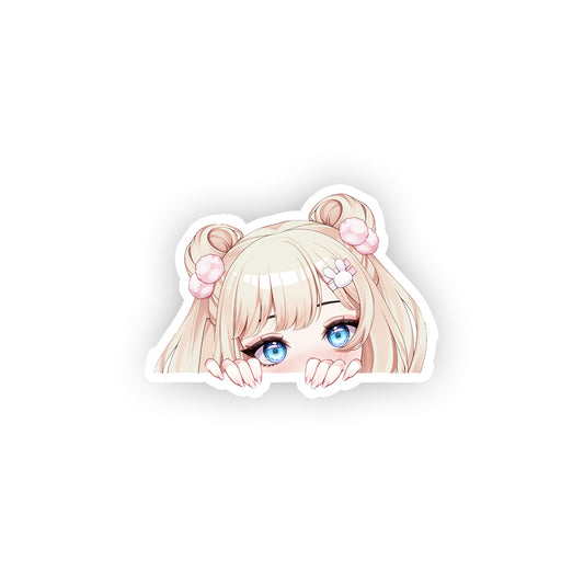 Blondedaze Peeker Sticker