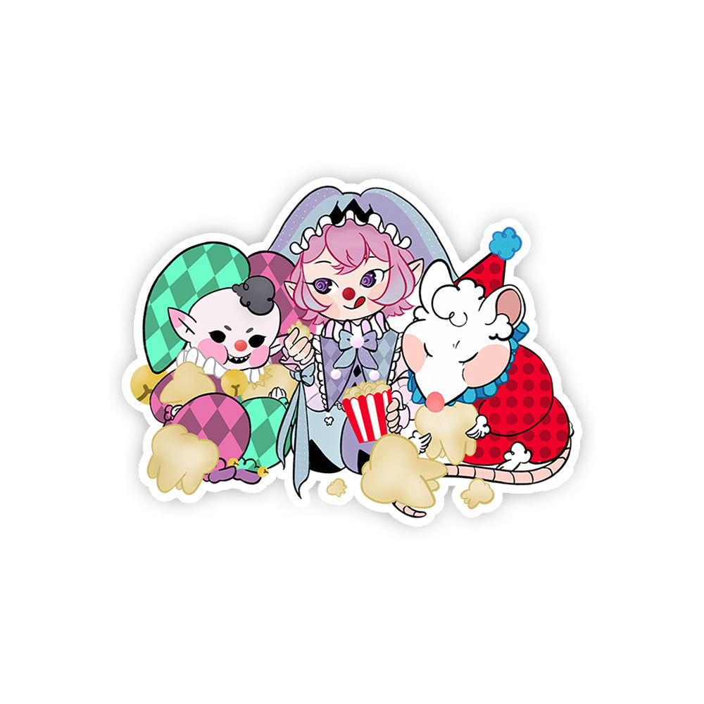 Weebotheclown Circus Friends Sticker