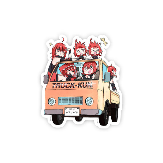 Xin Asuwa Truck-Kun Sticker