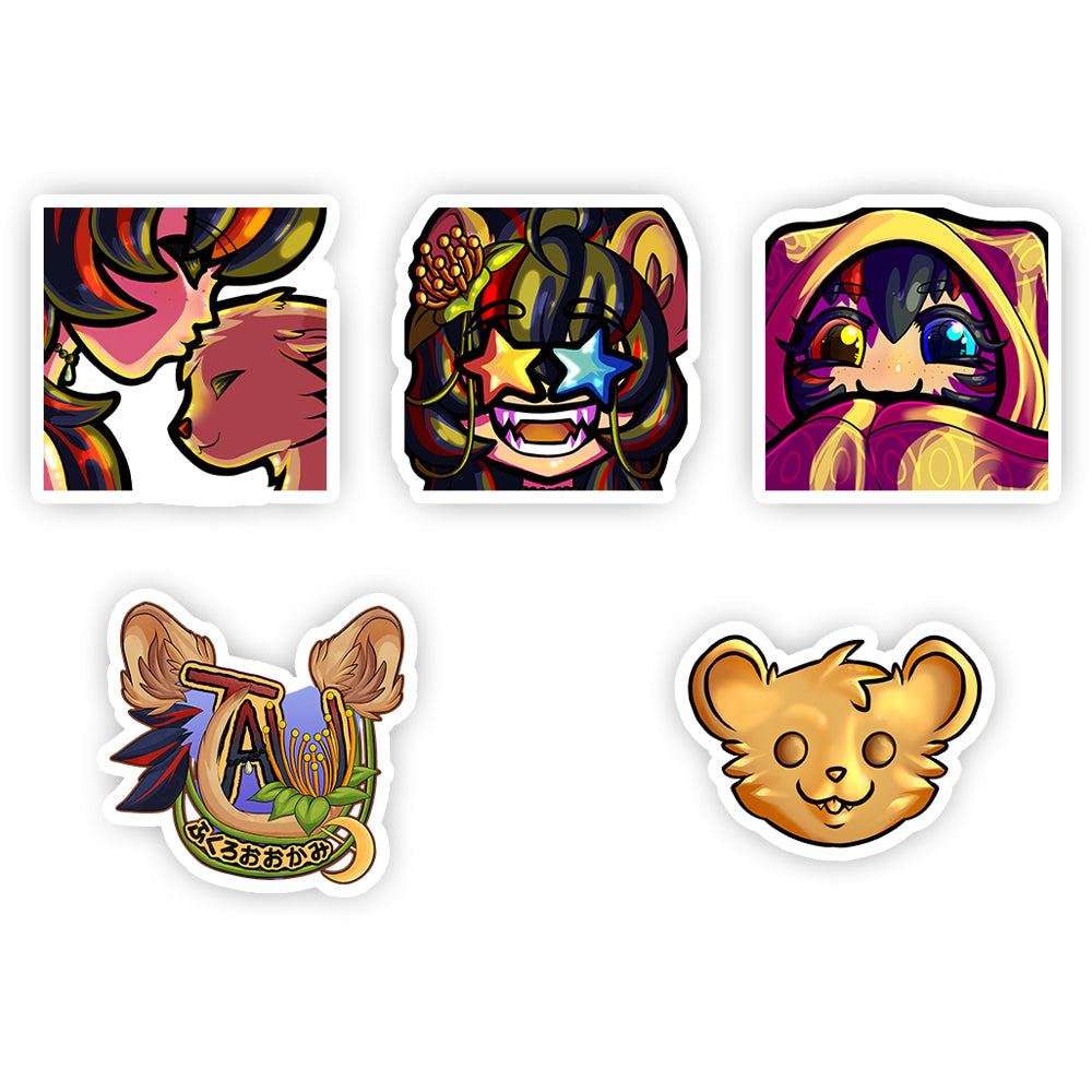 TauTassieTiger Wilds Sticker Pack