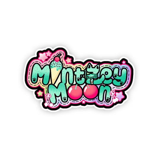 MintzeyMoon Logo Sticker