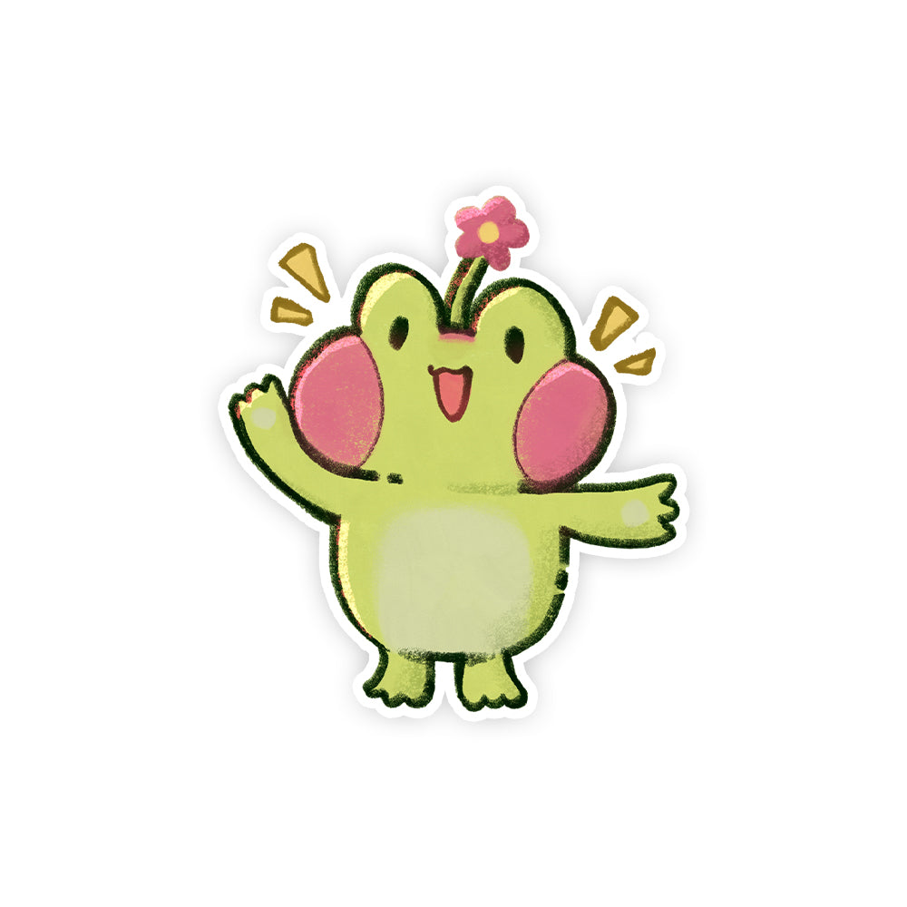 Froggyhoppins Freddo Sticker