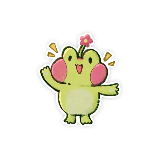 Froggyhoppins Freddo Sticker