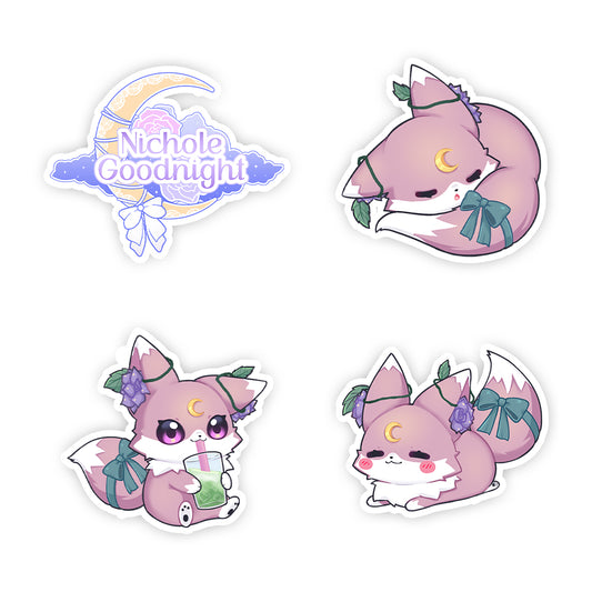 NicholeGoodnight Pink Hyacinth Sticker Pack