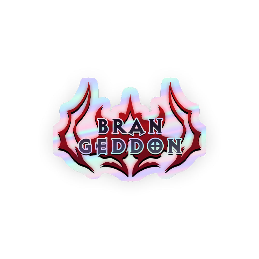 Brangeddon Logo Holographic Sticker