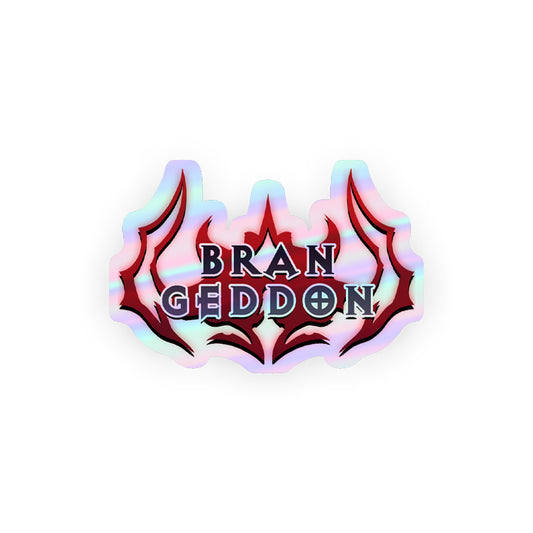 Brangeddon Logo Holographic Sticker