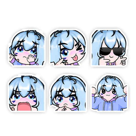 CuteDelfi Emote Sticker Pack