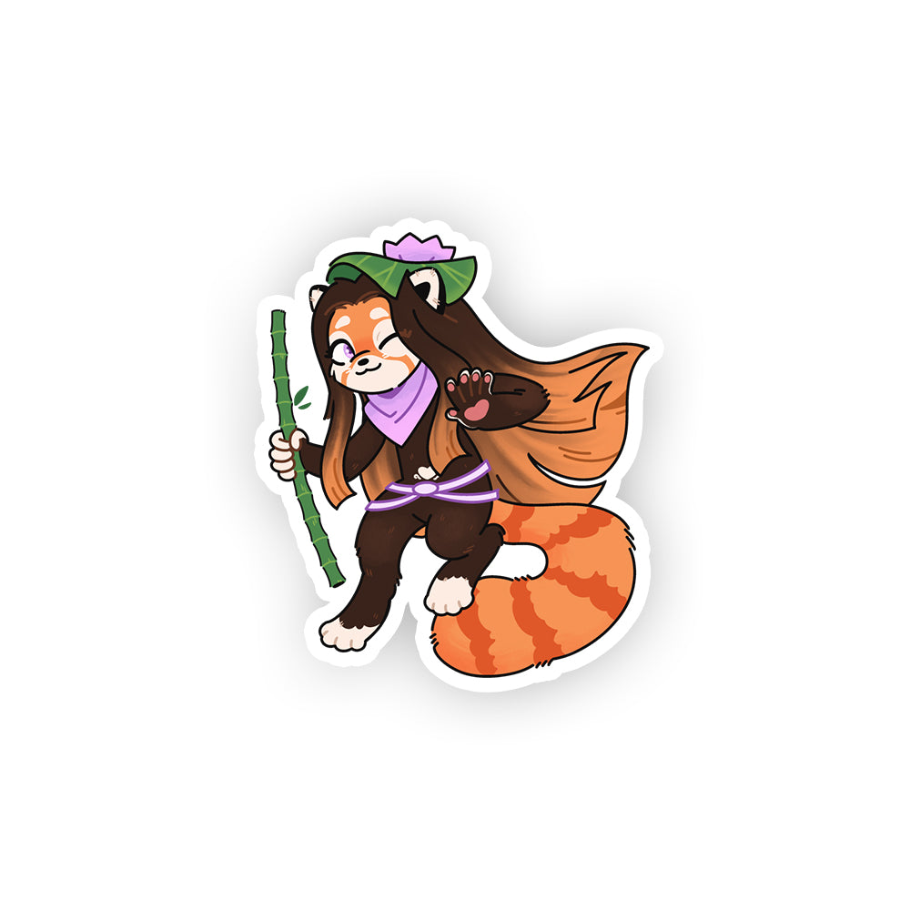 Pud_Pud Red Panda Sticker