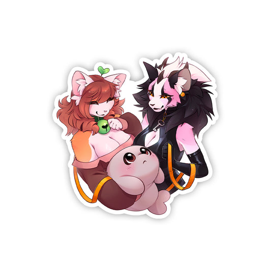 RonyarDraws 'Playful Teasing' Sticker