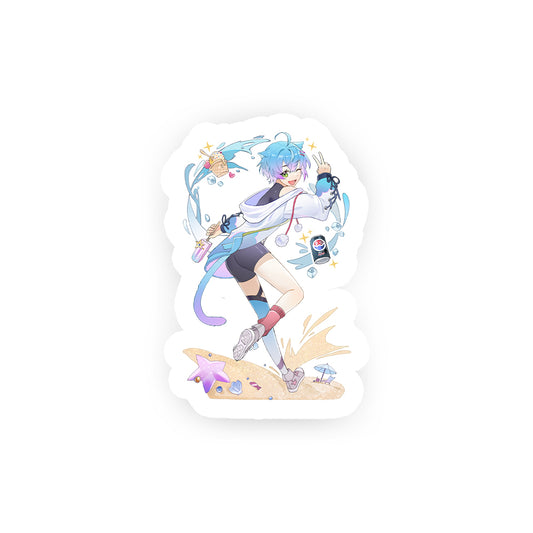 Linechu Beach Sticker