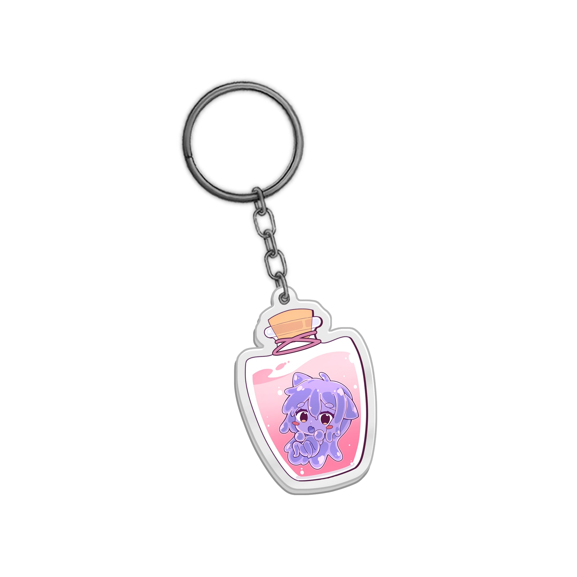 SulkyCats "Slime Bottle" Keychain