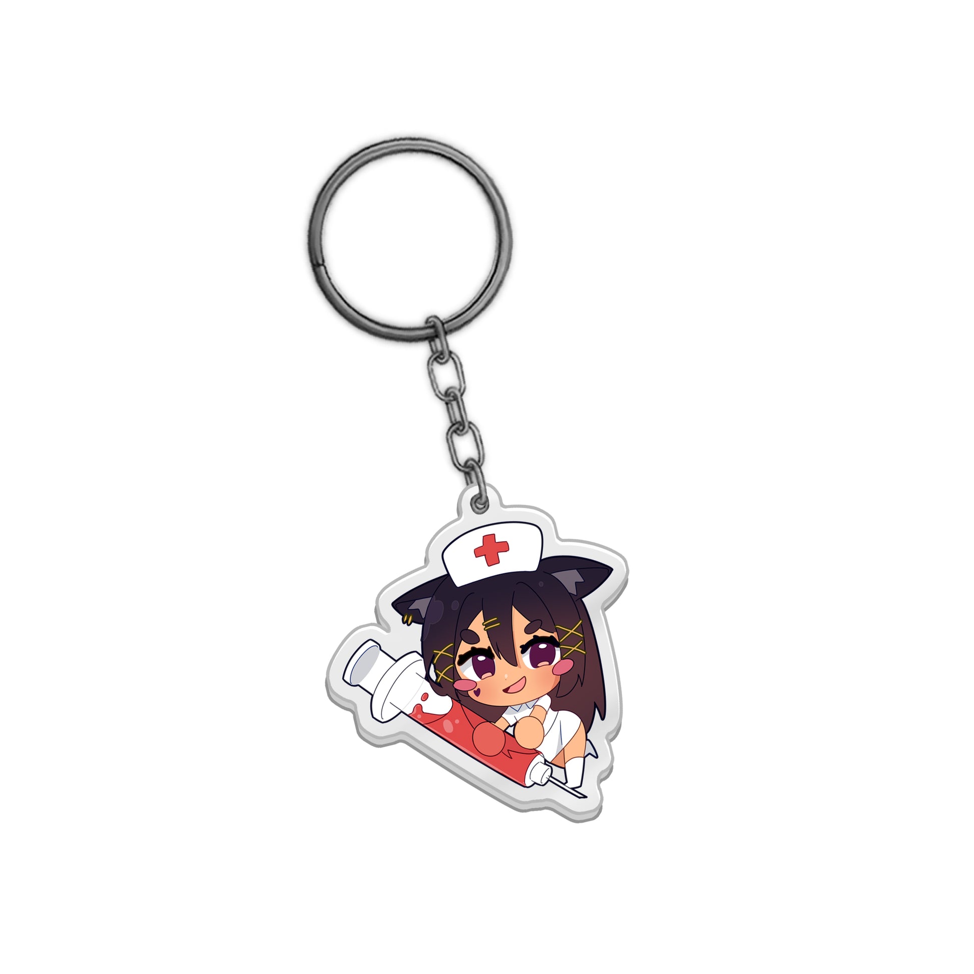 SulkyCats "Nurse" Keychain
