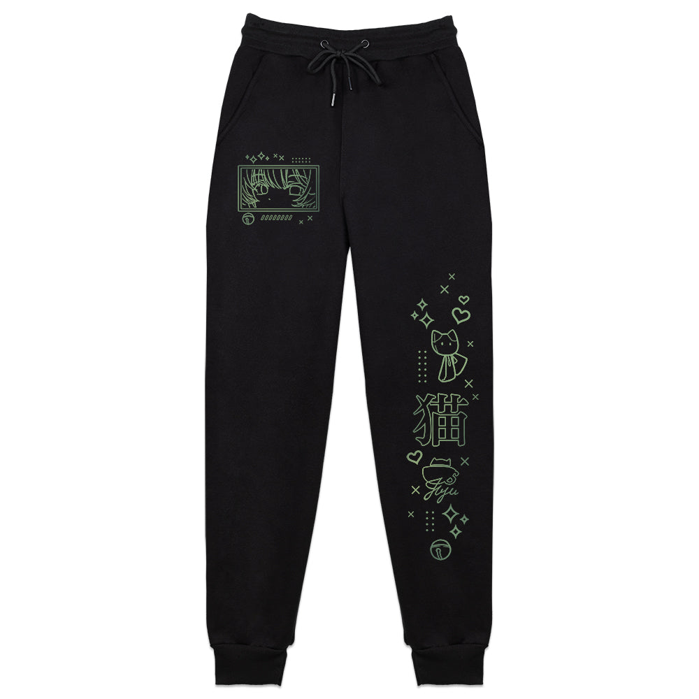 liljuju  Matcha Cat Sweatpants