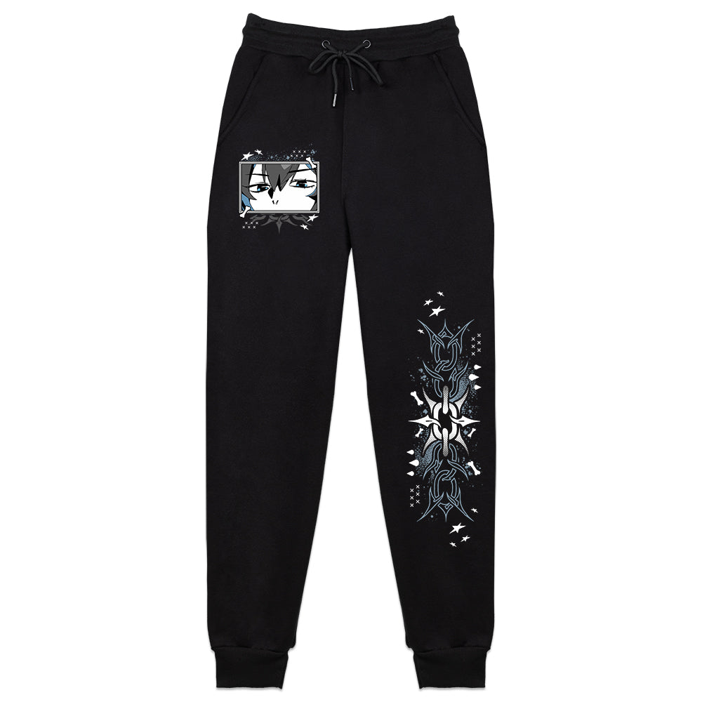 aCitrusFruit Devilish Wolf Sweatpants