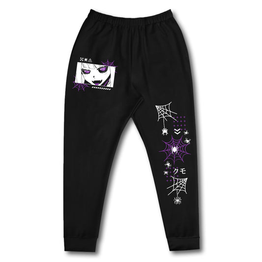 Kumogorogoro Purple Bloom Fangs Sweatpants