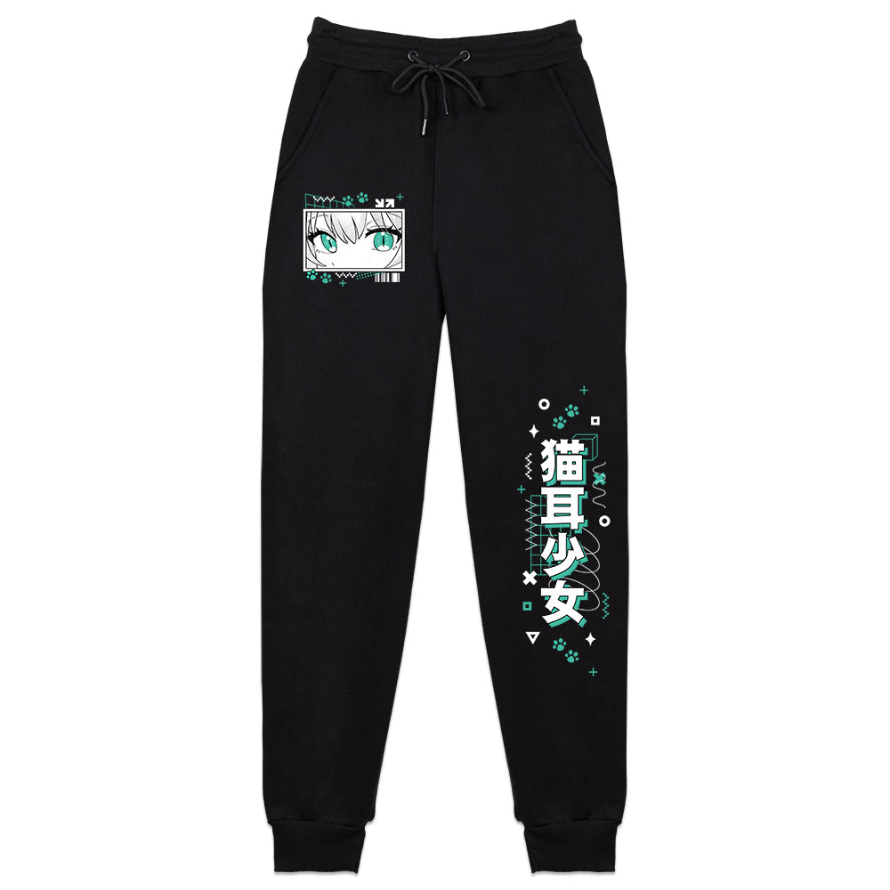 lovelymontana "Retro Catgirl" Sweatpants