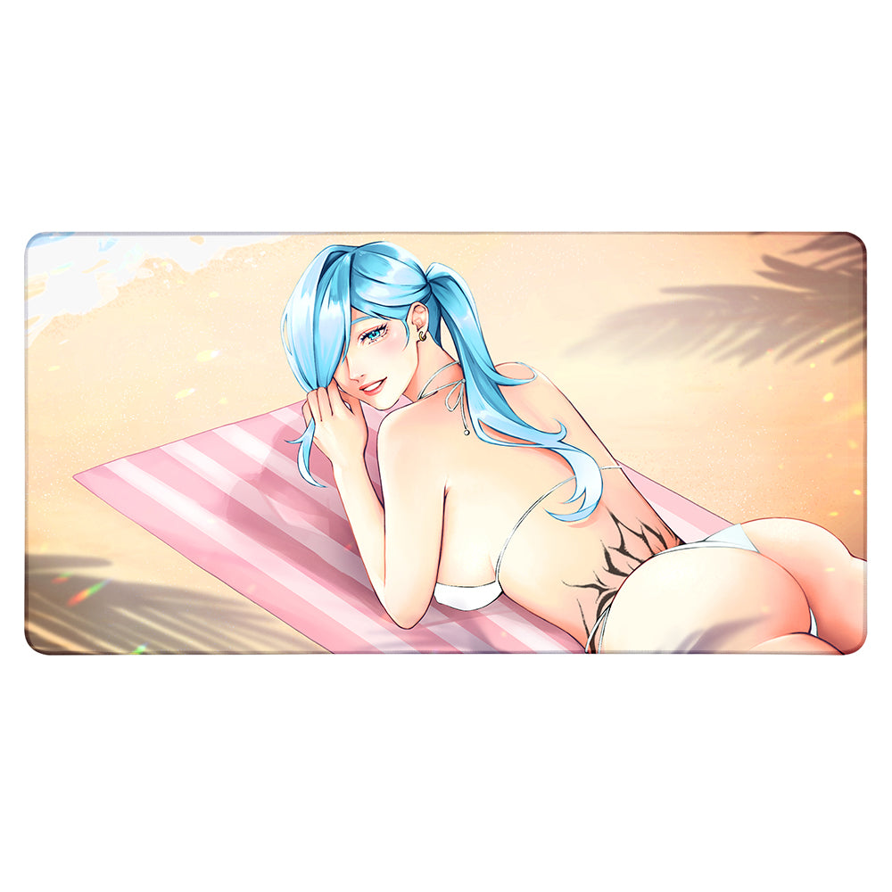 Sweet_Frequency “Beach Vibes” XXL Mousepad