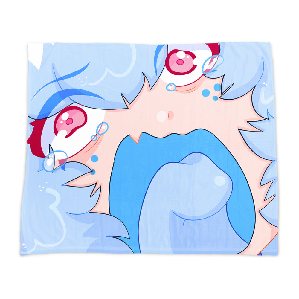 sweetstarcosmic "Aqua Scream" Blanket