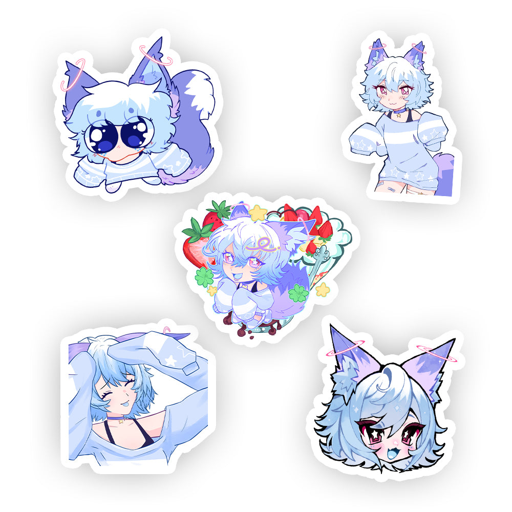 sweetstarcosmic "Fistful of Fox" Sticker Pack