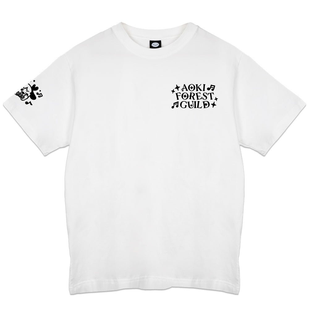 Sugi Forest Guild B&W White T-Shirt