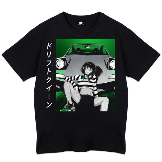 Grayscaling Zel Drift Queen T-Shirt