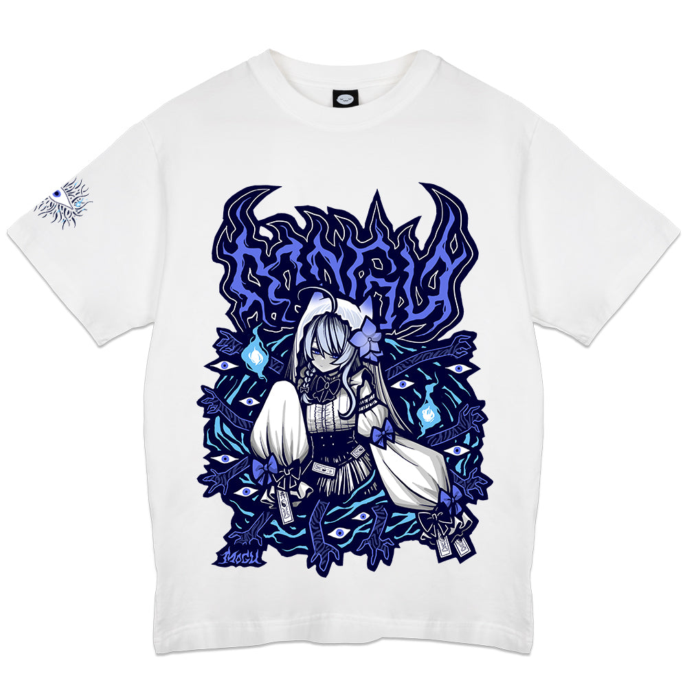 Mogu Haunted Luminescence White T-Shirt