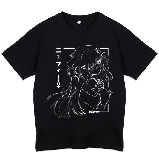 Nyufie Black T-Shirt