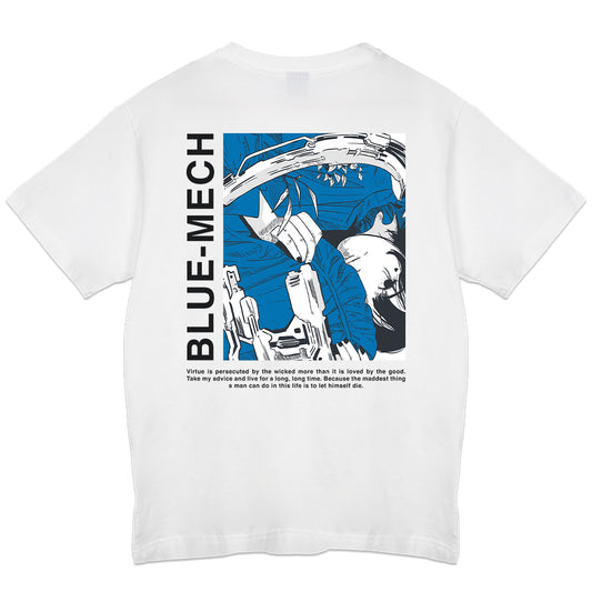 Bluepid "Blue-Mech" T-Shirt - White