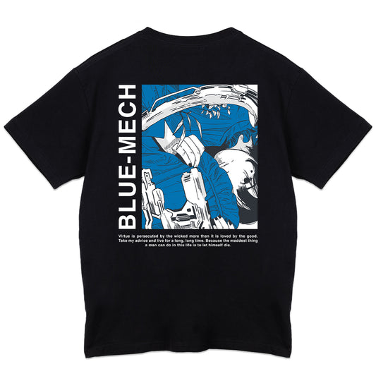 Bluepid "Blue-Mech" T-Shirt - Black