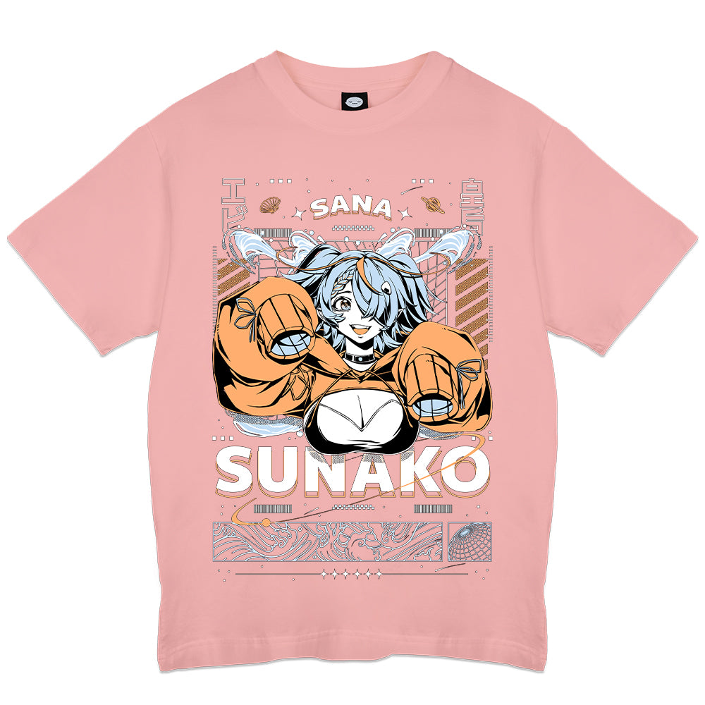 Sana Sunako "Galactic Empress" T-Shirt - Pink