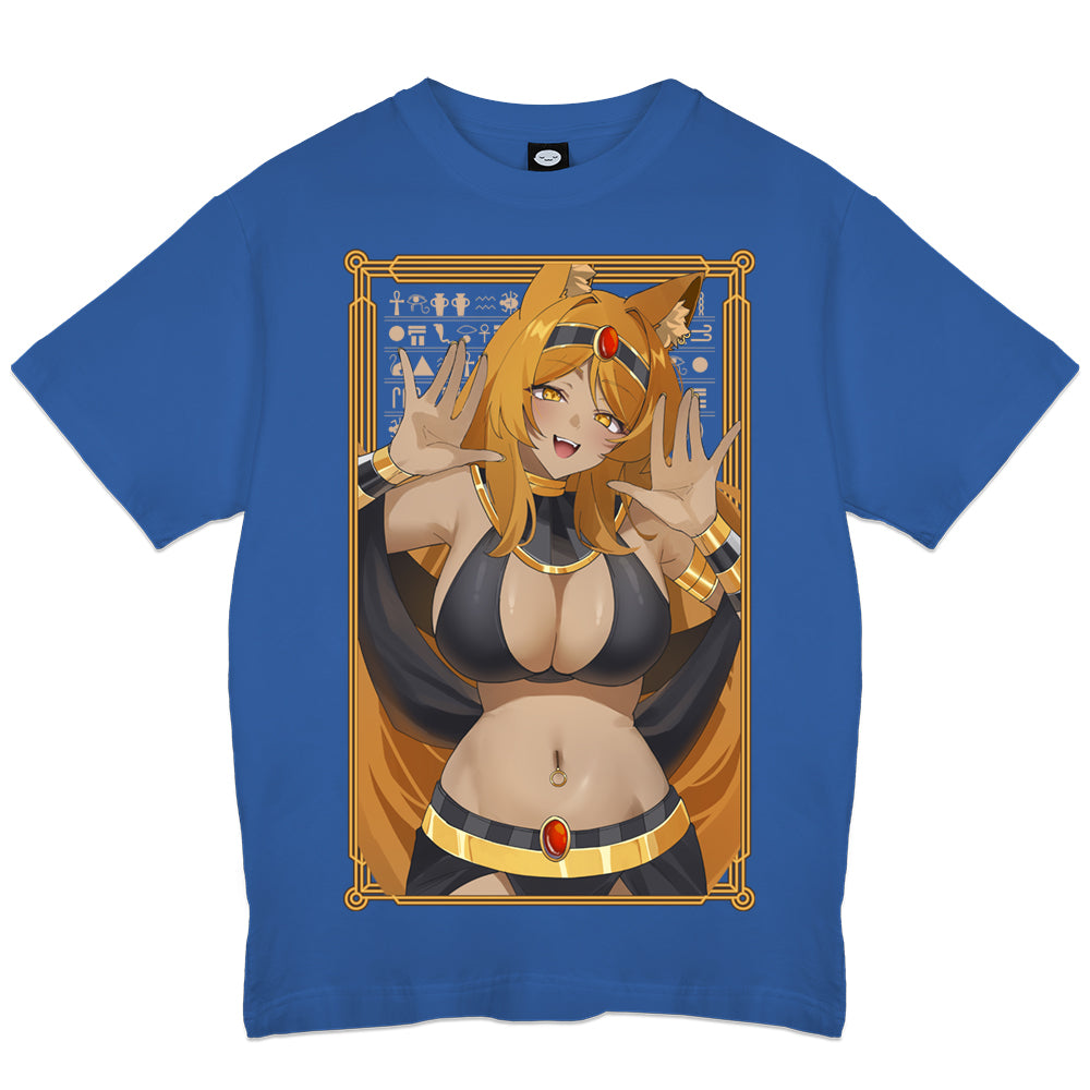 LazyLaiya "Sphinx's Smile" Blue T-Shirt
