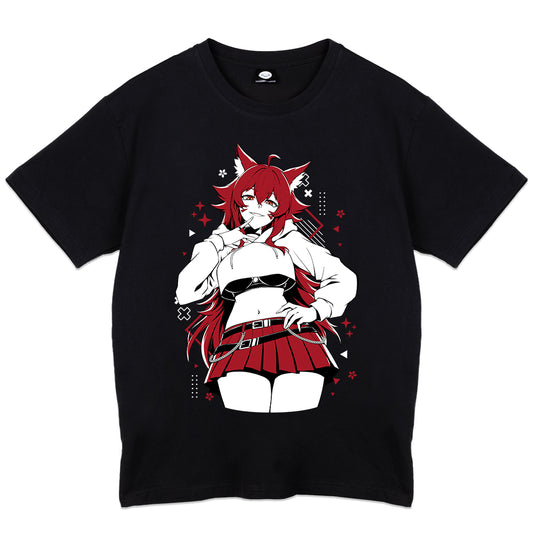 FoxxyLillyVT Mischievous Lil Fox (Inverse) T-Shirt