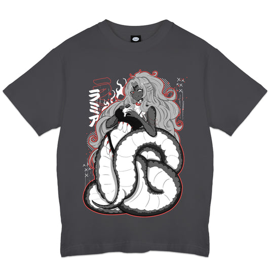 Uwabamii "Serpent" T-Shirt - Charcoal