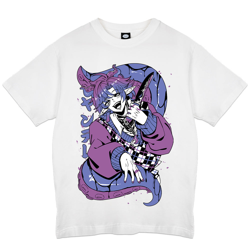 yanderegg Yandere Tentacles White T-Shirt