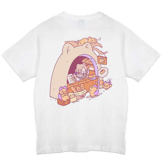 Suirie "Pop-up Bakery" White T-Shirt